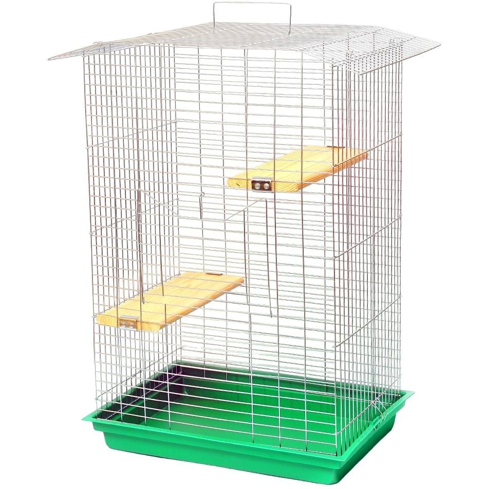 Клетка для грызунов Лорі Шиншилла-люкс, цинк, 56.5х40х85 см, в ассортименте - фото 3
