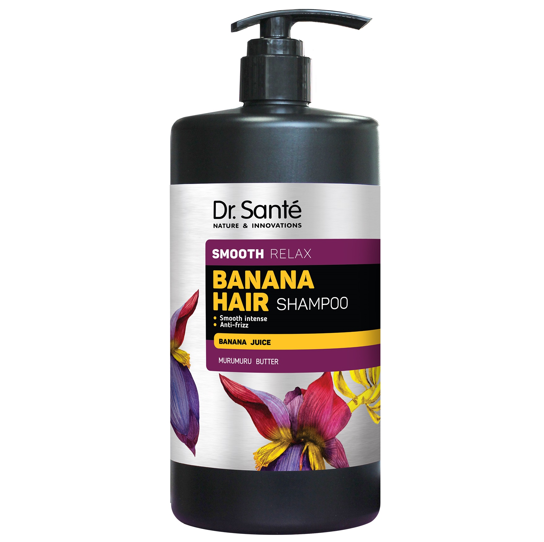 Шампунь для волосся Dr. Sante Banana Hair smooth relax, 1000 мл - фото 1