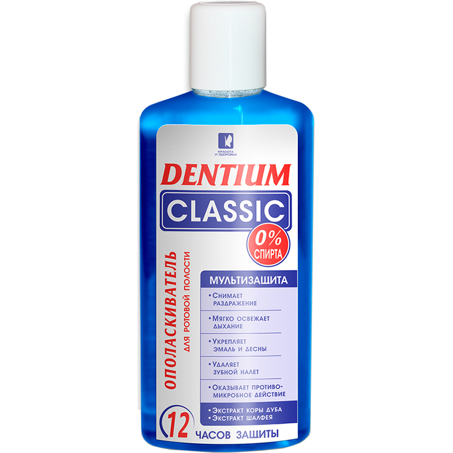 Ополаскиватель для полости рта Dentium Classic 250 мл - фото 1