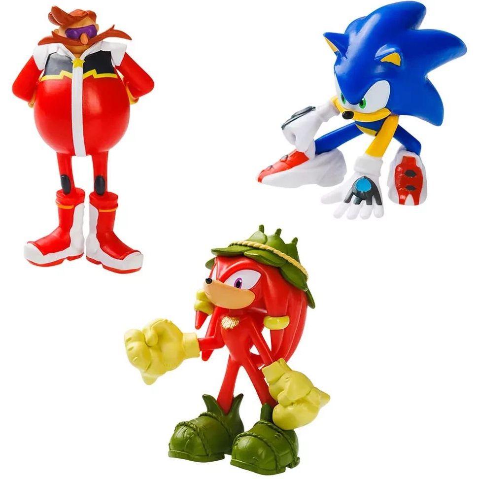 Набір ігрових фігурок Sonic Prime - Сонік, Наклз, Лікар Егман, 6,5 см (SON2020D) - фото 1