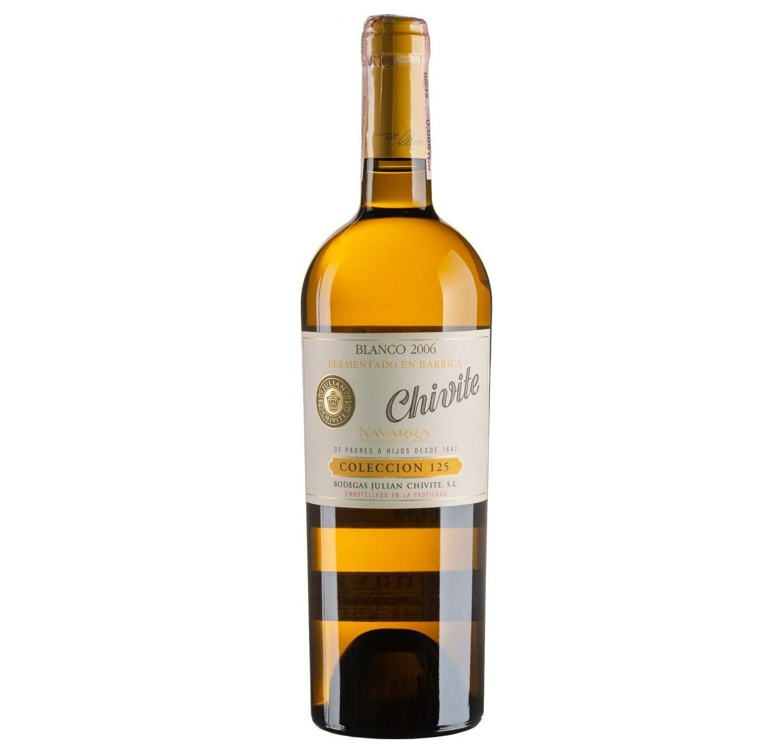 Вино Chivite Blanco Chivite Coleccion 125 2019, біле, сухе, 0,75 л - фото 1