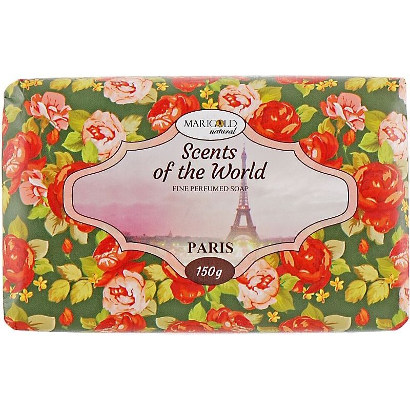 Мыло твердое Marigold Natural Scents of the World Париж 150 г - фото 1