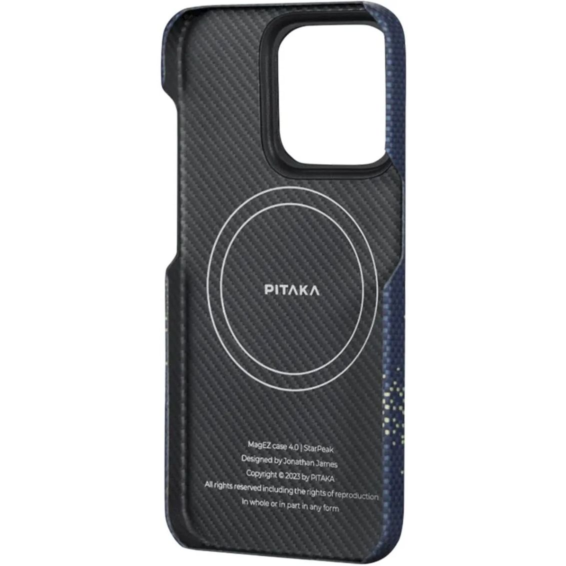 Чехол-накладка Pitaka MagEZ Case 4 StarPeak Milky Way Galaxy для iPhone 15 Pro Max - фото 4