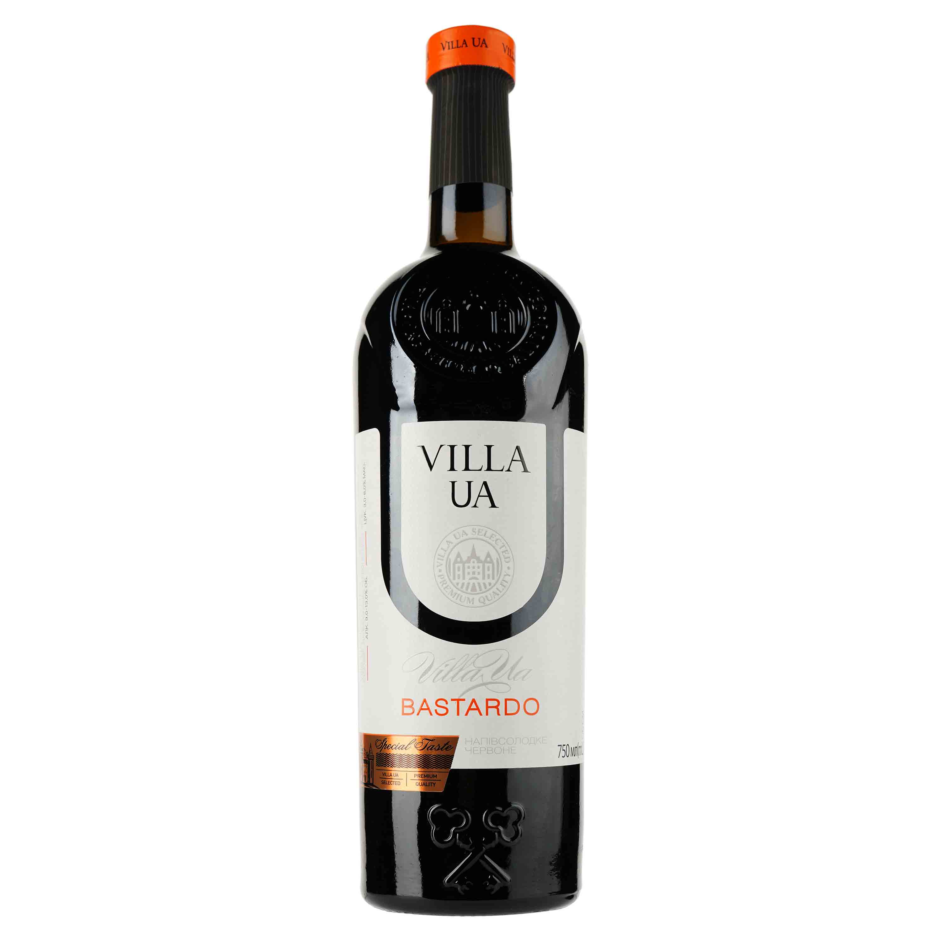 Вино Villa UA Бастардо красное полусладкое 0.75 л - фото 1