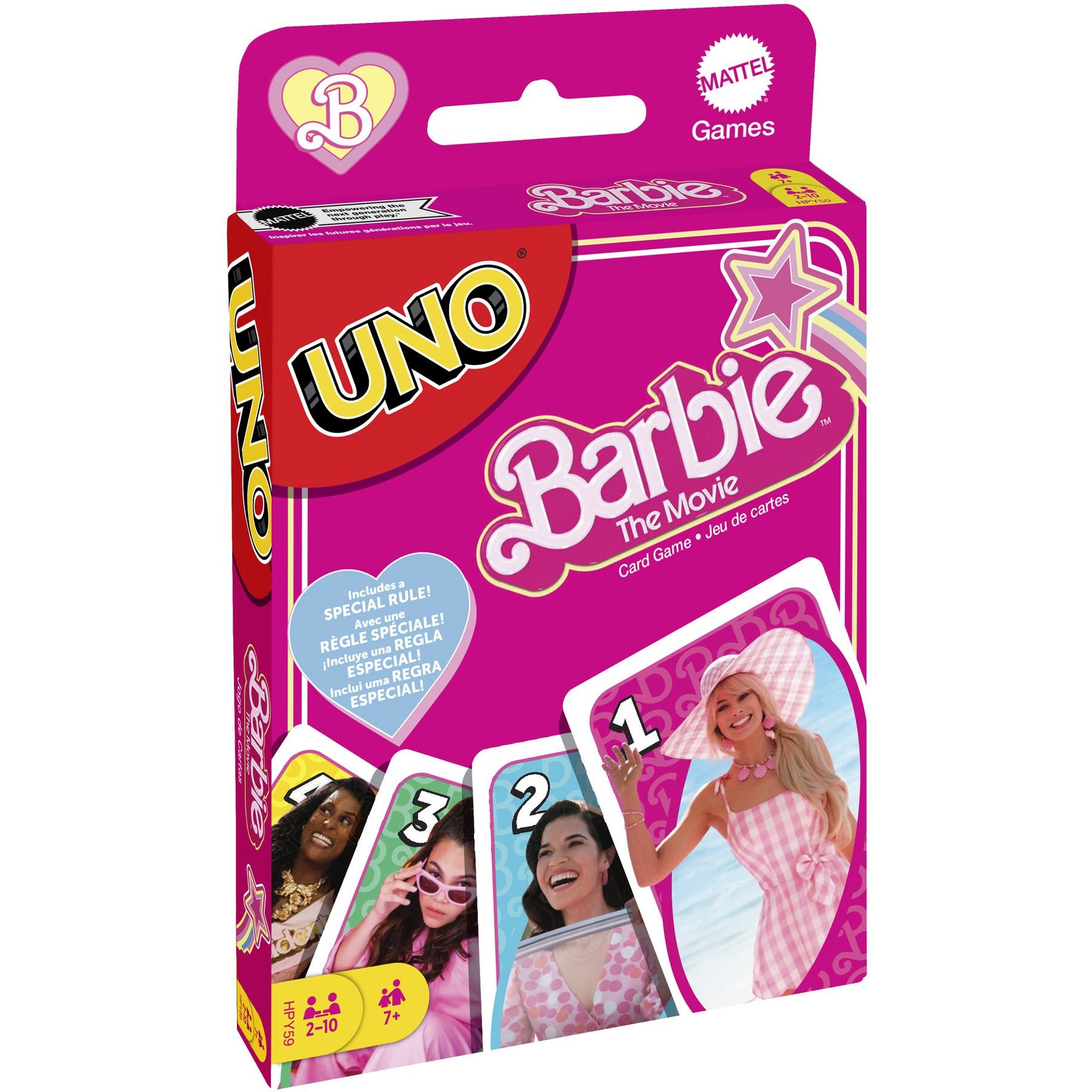 Настольная игра Mattel Games UNO Barbie в кино (HPY59) - фото 2