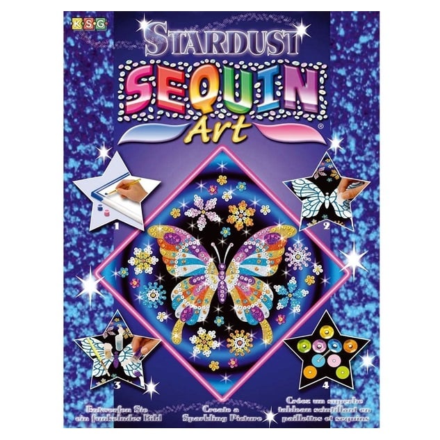 Набор для творчества Sequin Art Stardust Бабочка (SA1012) - фото 1