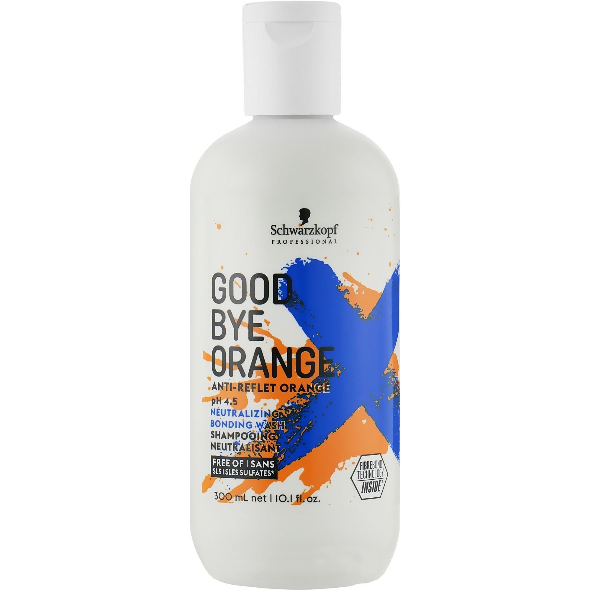 Бессульфатный шампунь с антиоранжевым эффектом Schwarzkopf Professional Goodbye Orange 300 мл - фото 1
