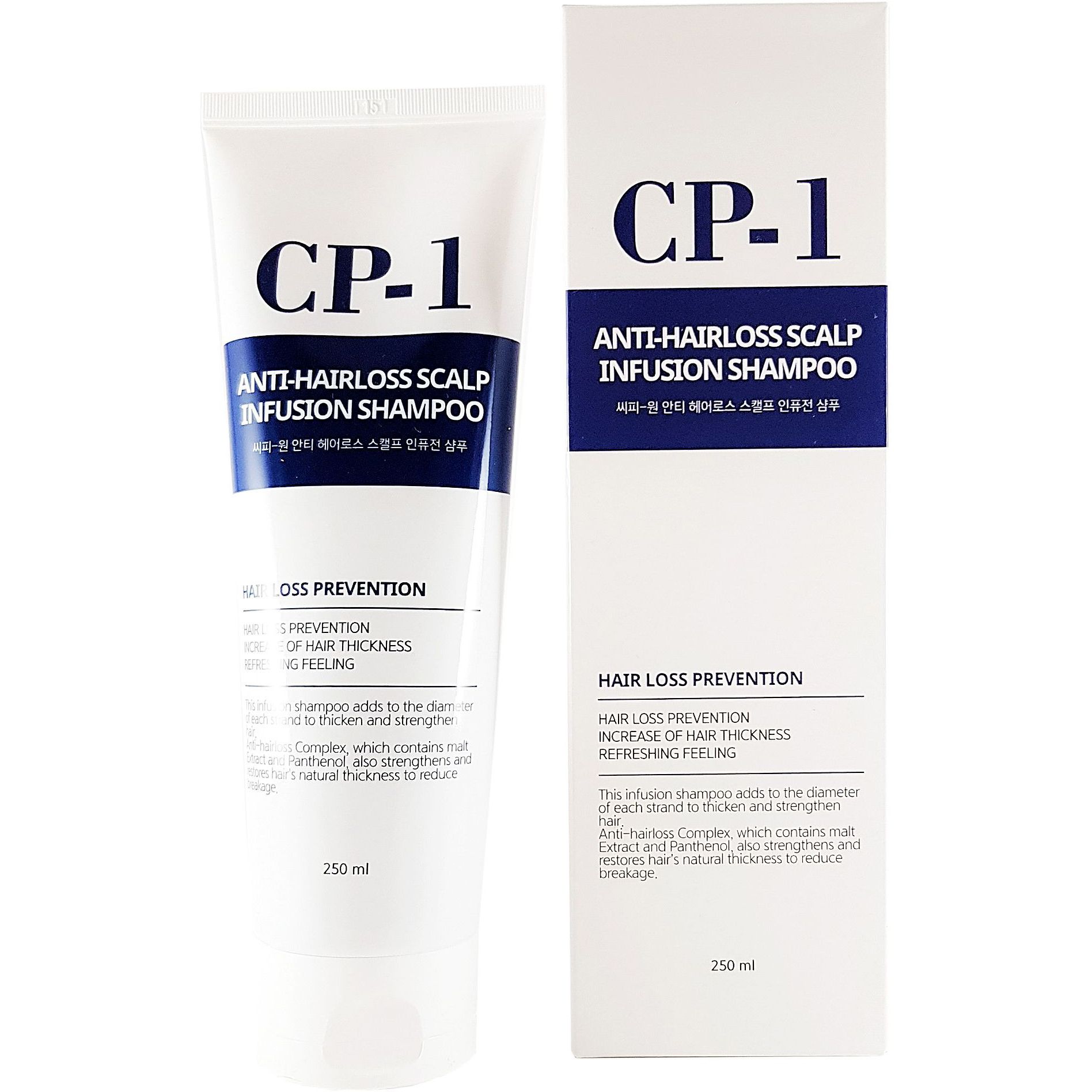 Шампунь Esthetic House CP-1 Anti-Hair Loss Scalp Infusion Shampoo для профилактики и лечения выпадения волос 250 мл - фото 1