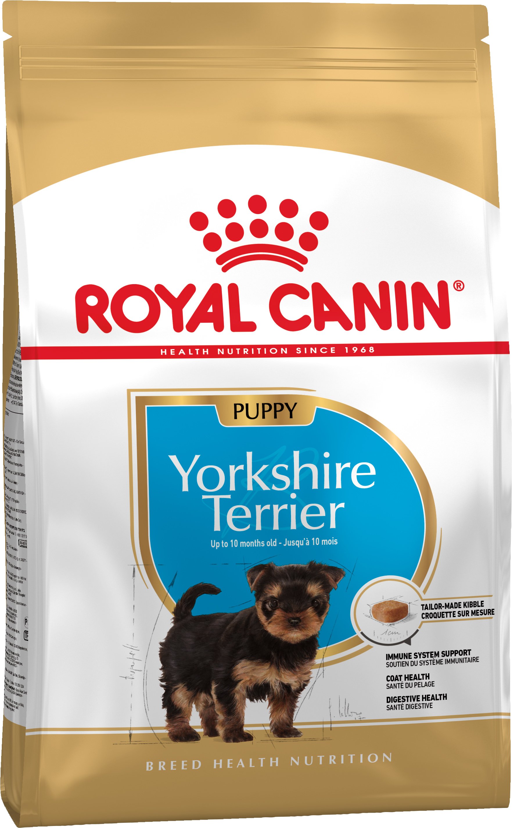Сухой корм Royal Canin Yorkshire Terrier Puppy для щенков, с мясом птицы и рисом, 0,5 кг - фото 1