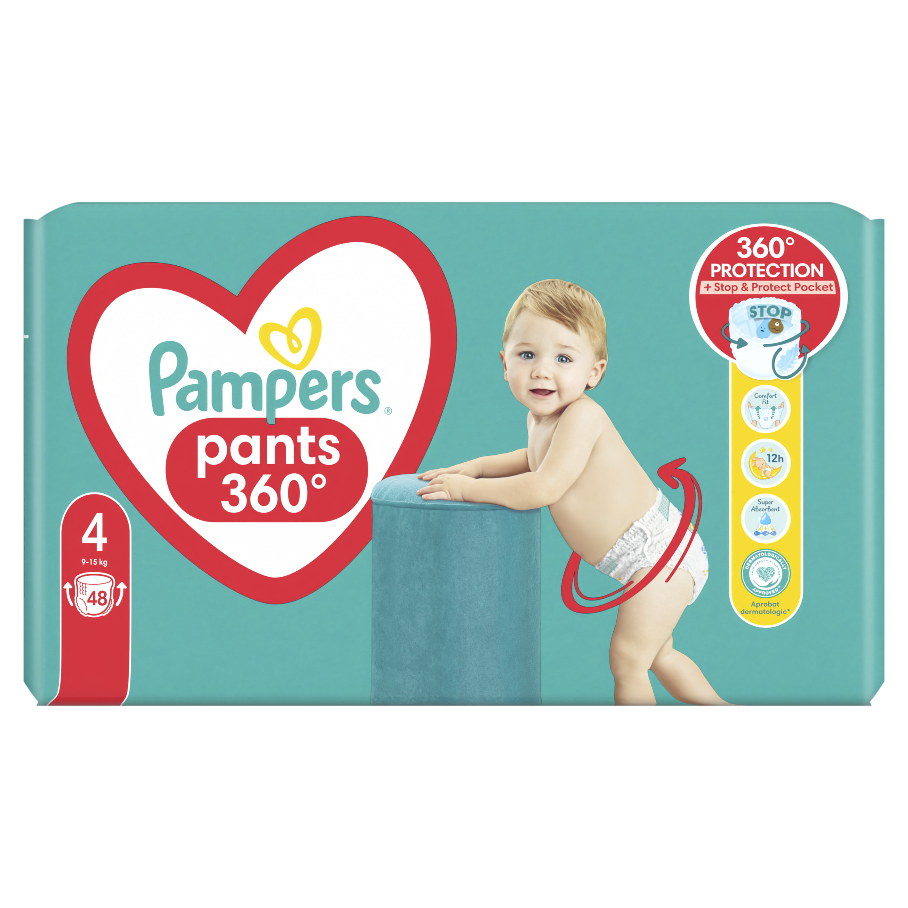 Підгузки-трусики Pampers Pants Maxi одноразові 4 (9-15 кг) 48 шт. - фото 2