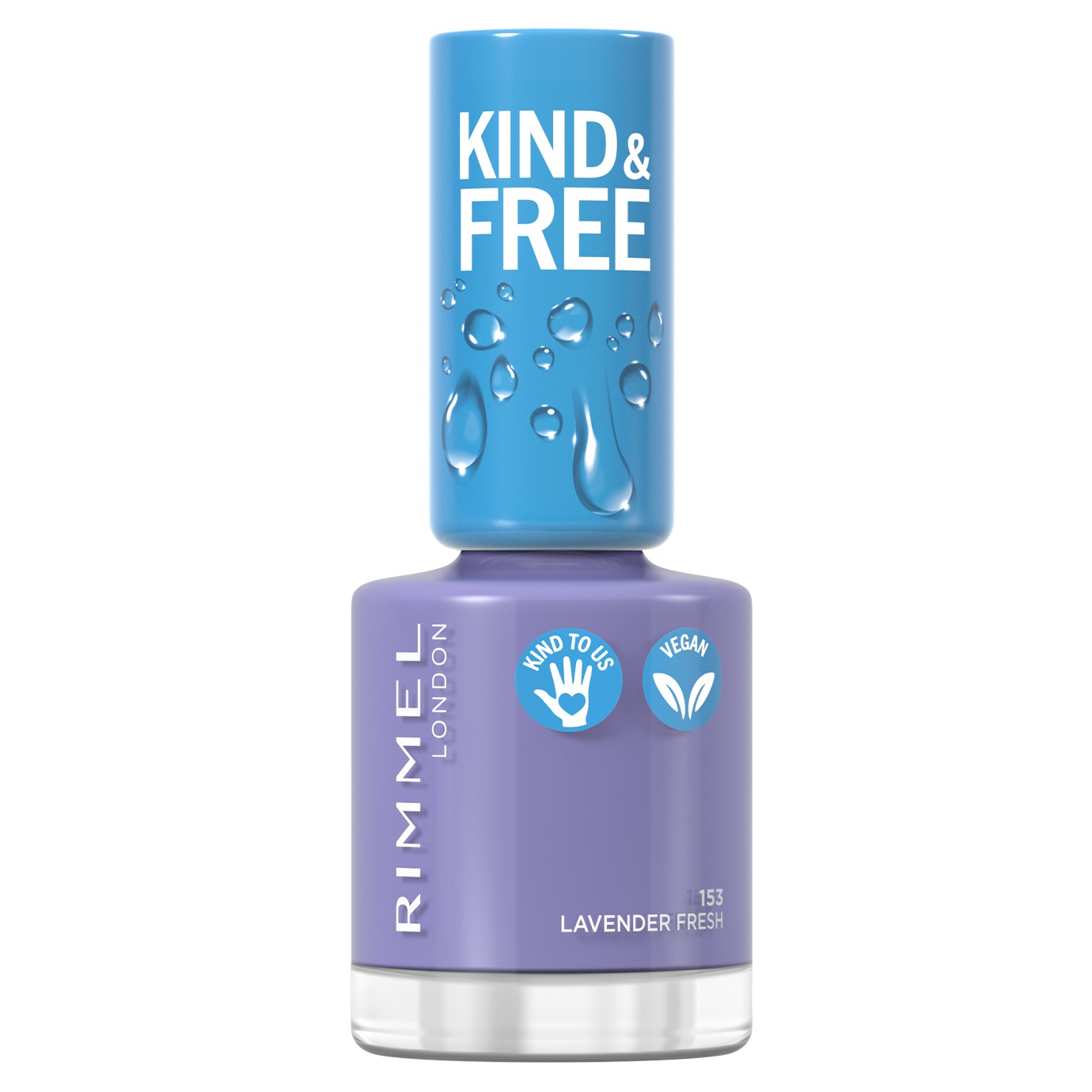 Лак для ногтей Rimmel Kind&Free, тон 153 (Lavender Fresh), 8 мл (8000019959398) - фото 1