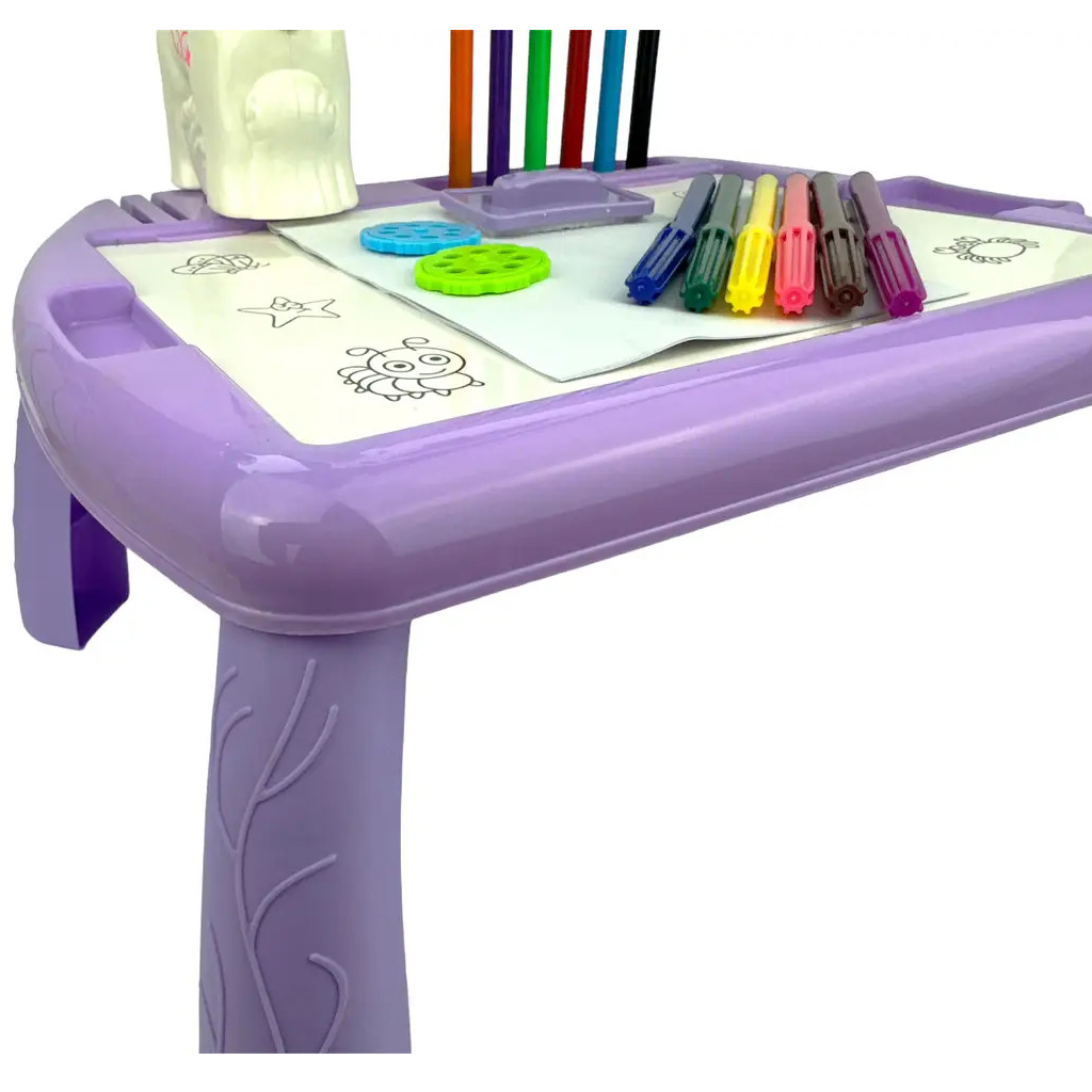 Дитячий столик для малювання G-Toys Єдиноріг з проектором та фломастерами (Art Set-6) - фото 6