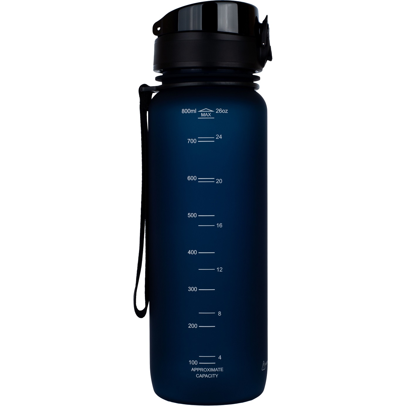 Пляшка для води UZspace Colorful Frosted, 800 мл, синій (3053) - фото 2
