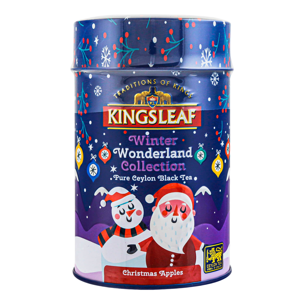 Чай чорний Kingsleaf Winter Wonderland Christmas baked apple OPA, 50 г (874248) - фото 1