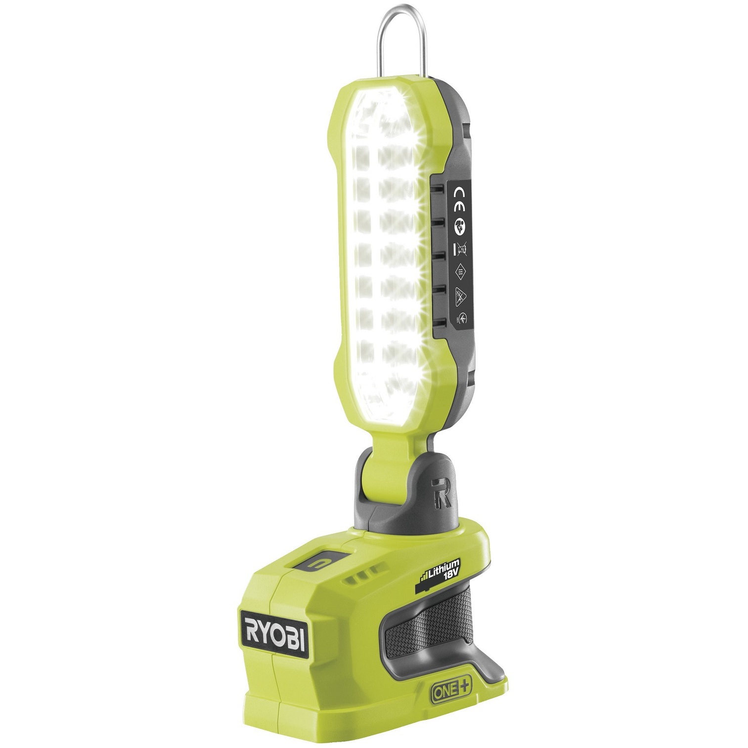 Фонарь светодиодный Ryobi One+ R18ALP-0, 18В, 900Lm, до 6 м, без АКБ и ЗУ (5133004424) - фото 1