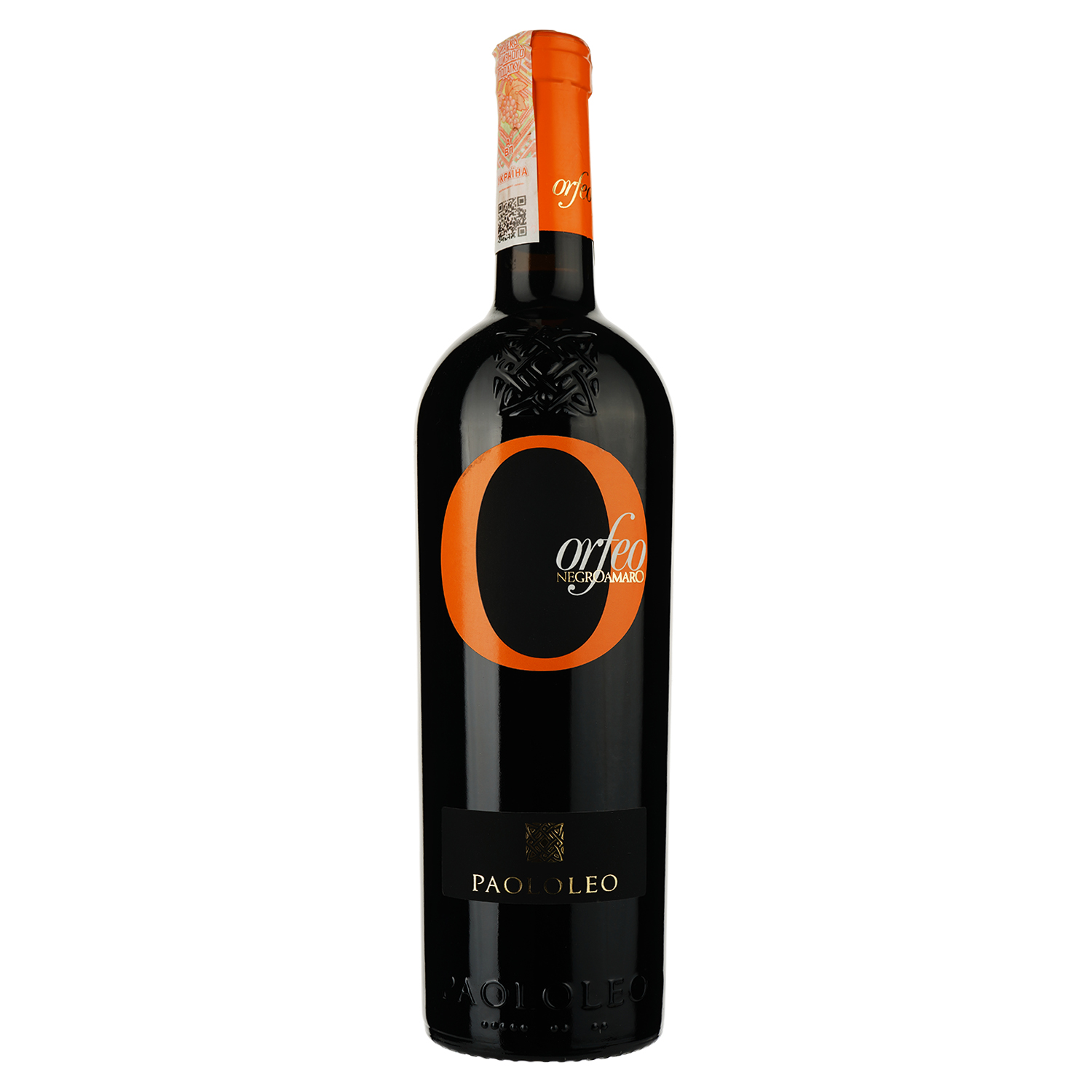 Вино Paololeo Orfeo Negroamaro Puglia IGT, червоне, сухе, 0,75 л - фото 1