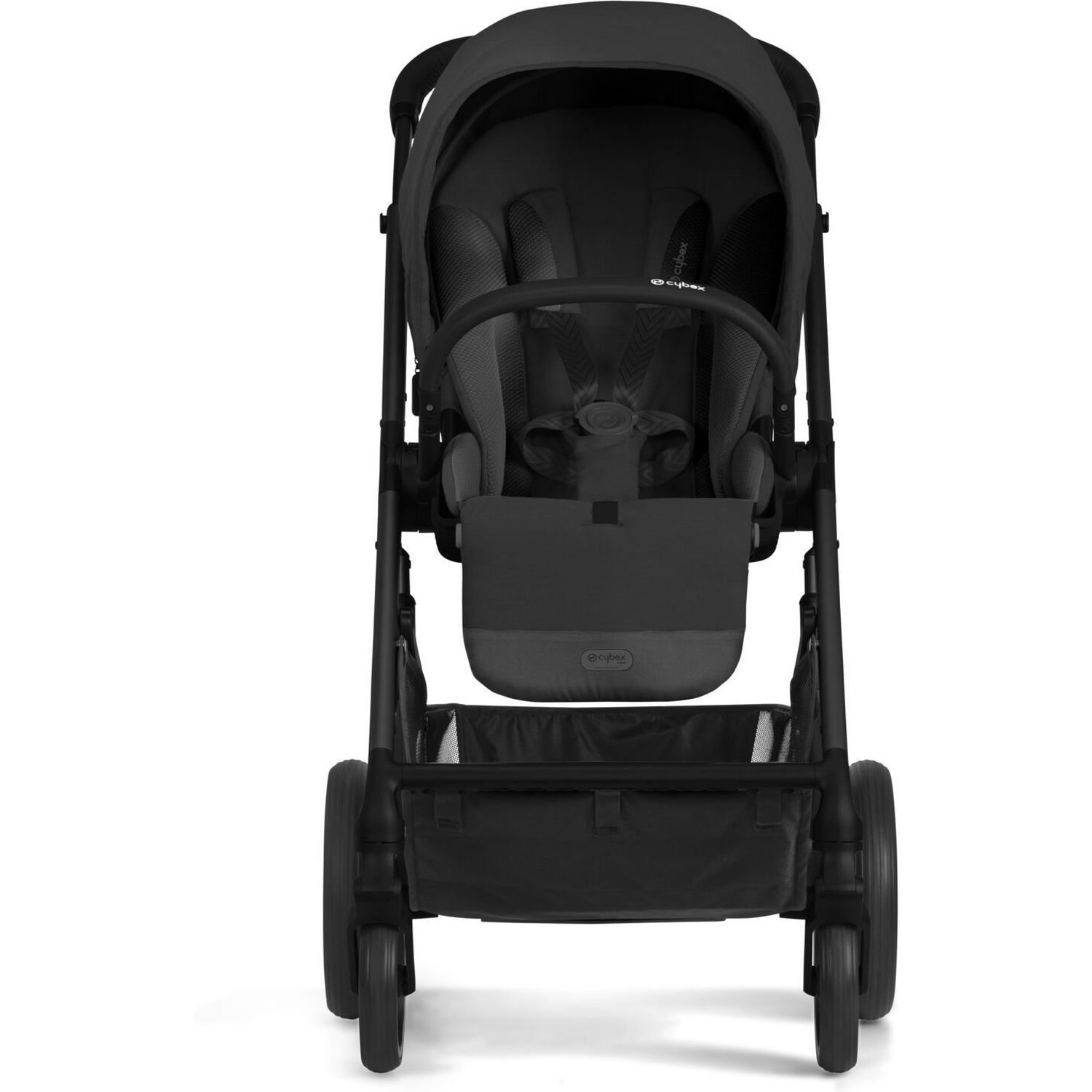 Прогулянкова коляска Cybex Balios S Lux BLK Moon Black + Люлька Cybex S Moon Black - фото 4