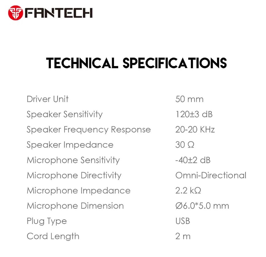 Ігрові навушники Fantech HQ53 Flash 7.1 Black з мікрофоном - фото 7