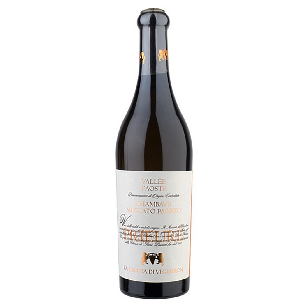 Вино La Crotta di Vegneron Valle D’Aosta Chambave Muscat Passito Prieure, біле, солодке, 14,5%, 0,375 л (8000018176427) - фото 1