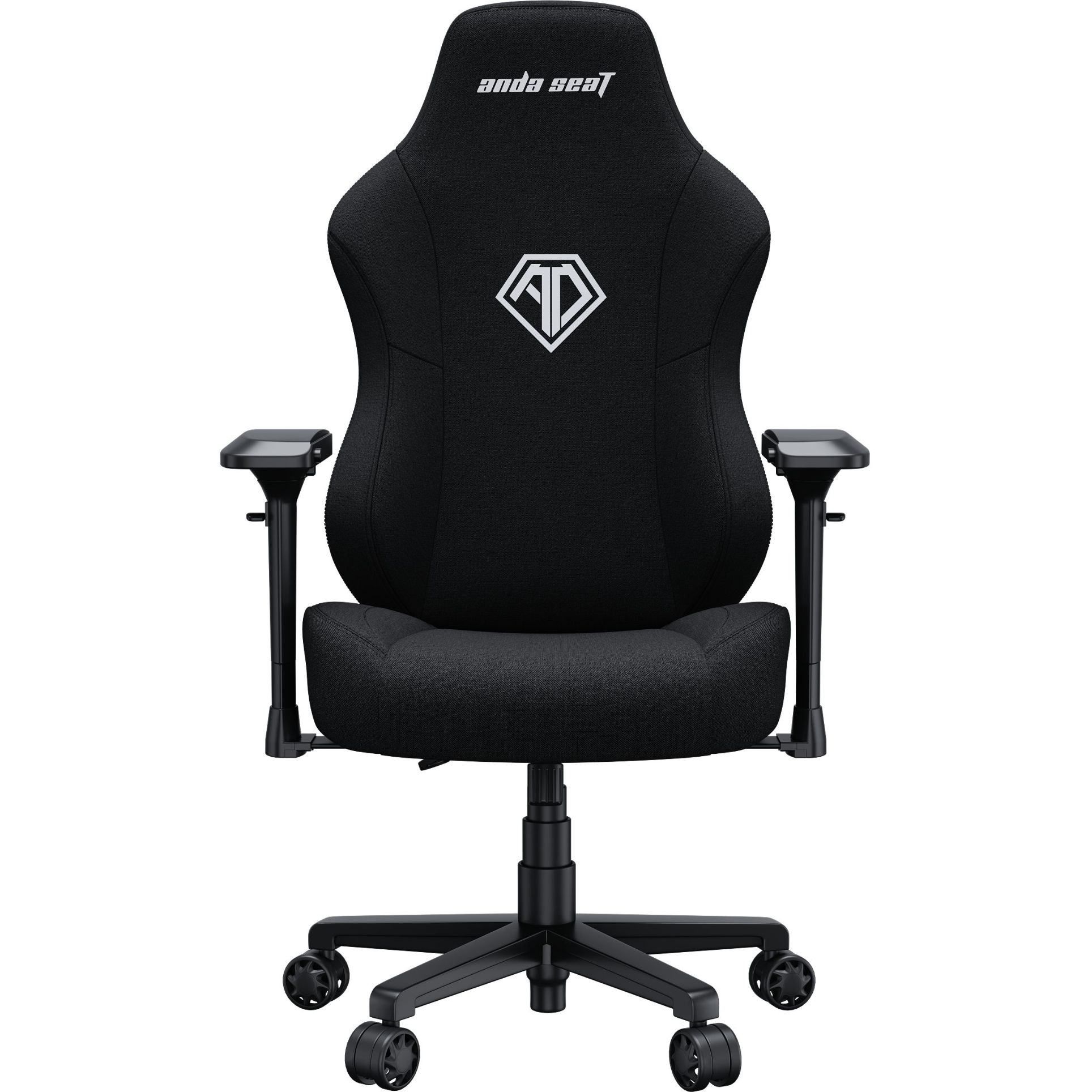 Крісло ігрове Anda Seat Phantom 3 Pro Size L Black Fabric (AD18YC-06-B-F) - фото 4