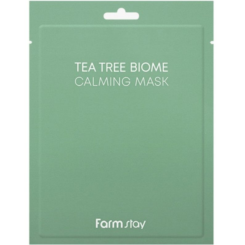 Набор масок для лица FarmStay Tea Tree Biome Calming Mask 10 шт. - фото 1