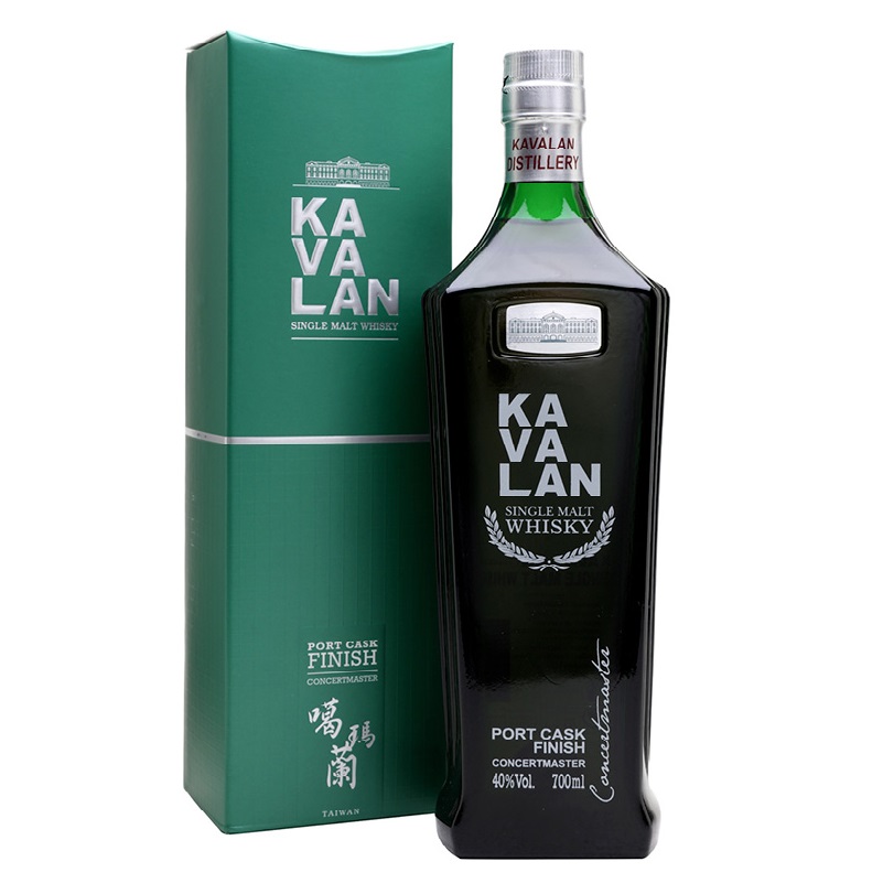 Виски Kavalan Port Cask Finish Single Malt, в коробке, 40%, 0,7 л - фото 1