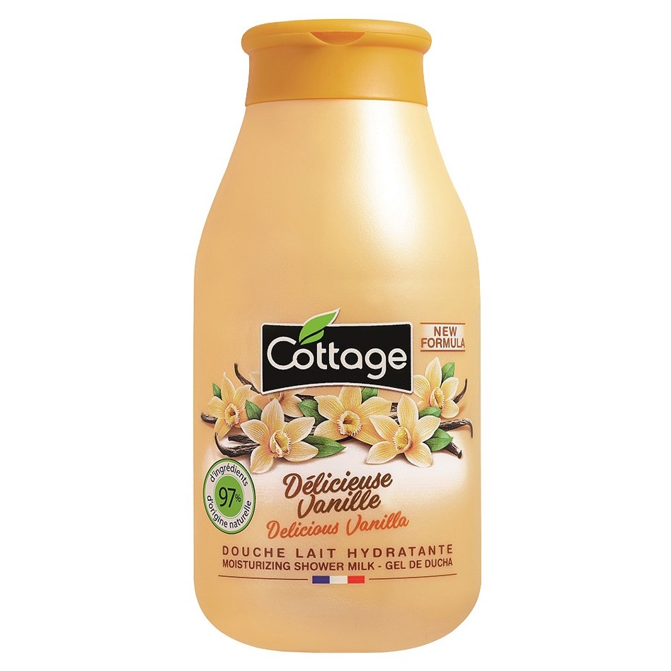 Молочко для душа Cottage Delicious Vanilla увлажняющее, 250 мл - фото 1