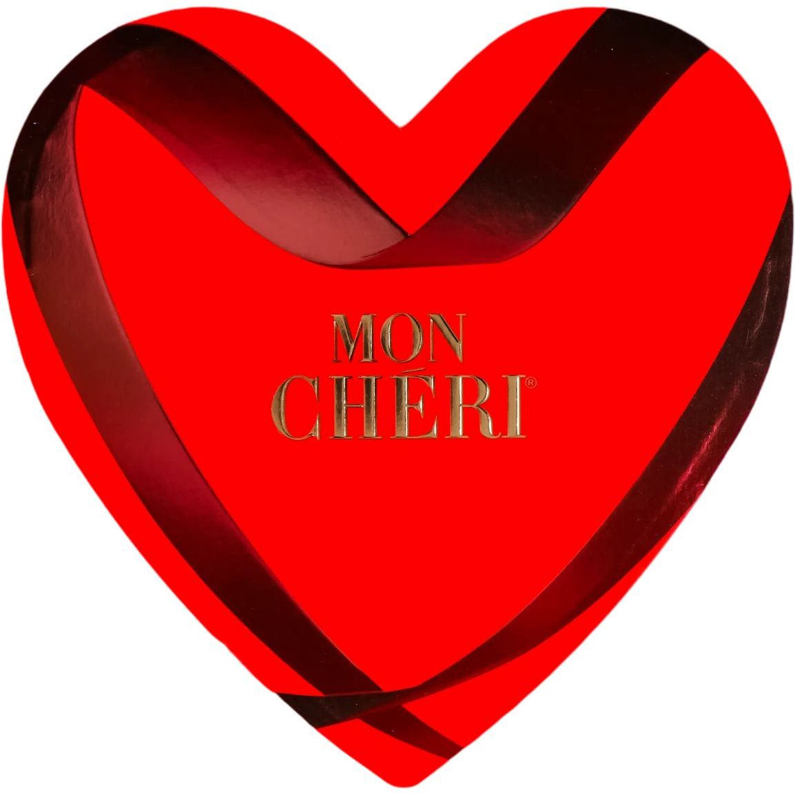 Цукерки Ferrero Mon Cheri Серце темний шоколад, лікер, вишнева начинка 147 г - фото 1