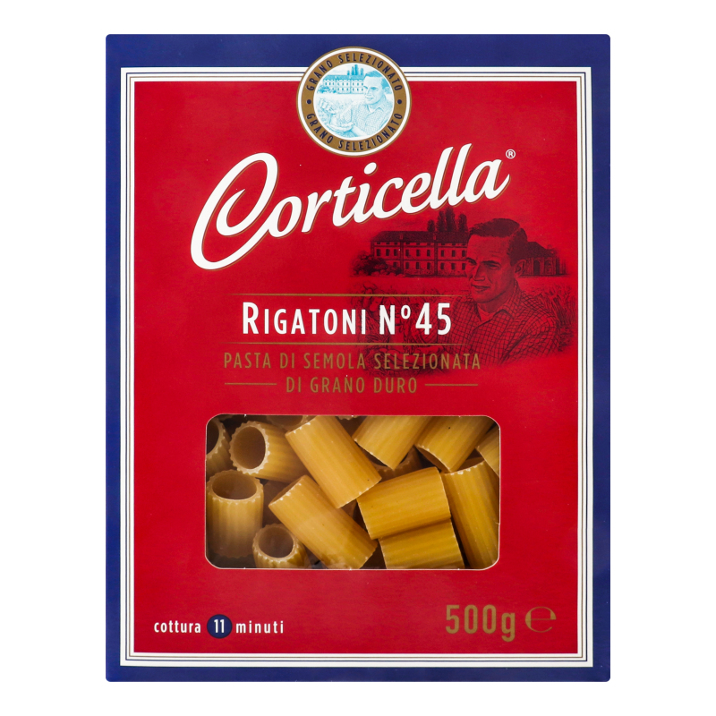 Вироби макаронні Corticella Рігатоні, 500г (888422) - фото 1
