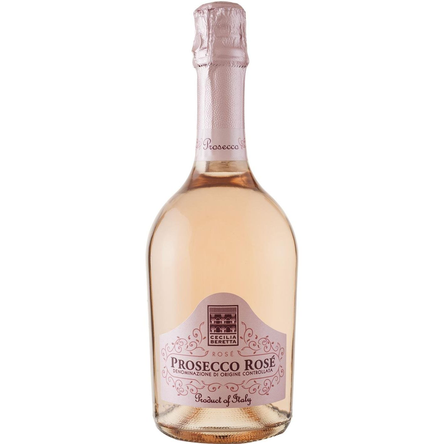 Вино ігристе Pasqua Cecilia Beretta Prosecco Rose, рожеве, екстра-сухе, 0,75 л (8007880125405) - фото 1