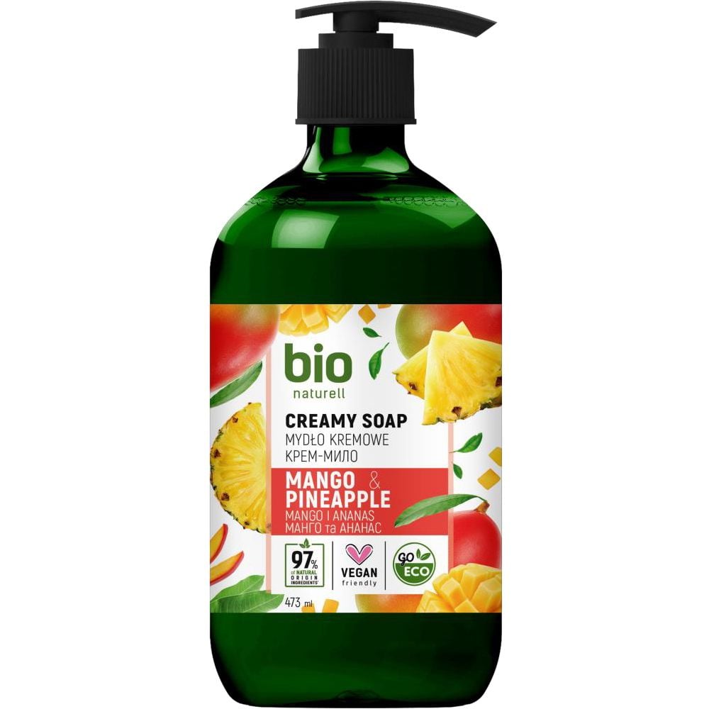 Крем-мыло Bio Naturell Mango & Pineapple 473 мл - фото 1