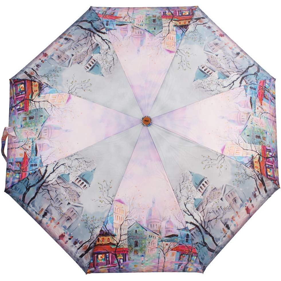 Женский складной зонтик механический Zest 96 см разноцветный - фото 1