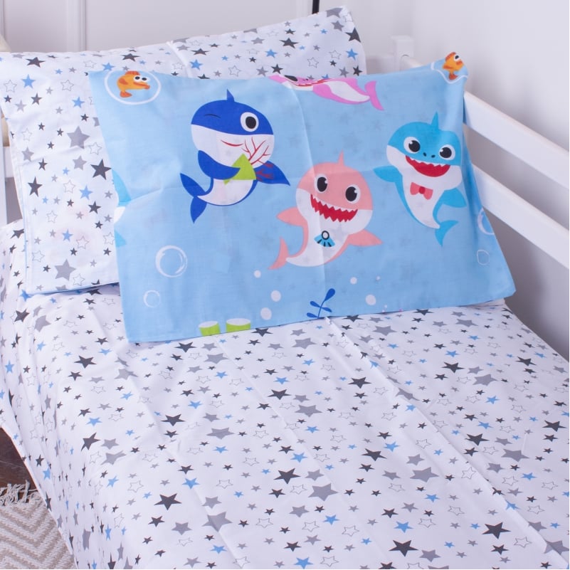 Комплект постельного белья MirSon Kids Time 17-0521 Sharks blue, детский - фото 7