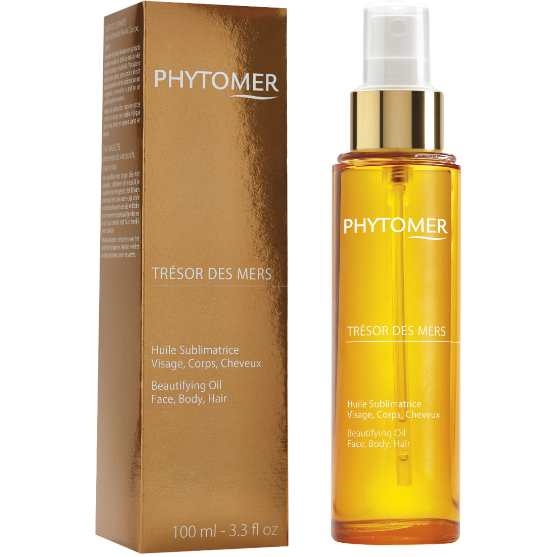 Масло для кожи лица, тела и волос Phytomer Tresor Des Mers Beautifying Oil Face, Body, Hair 100 мл - фото 1