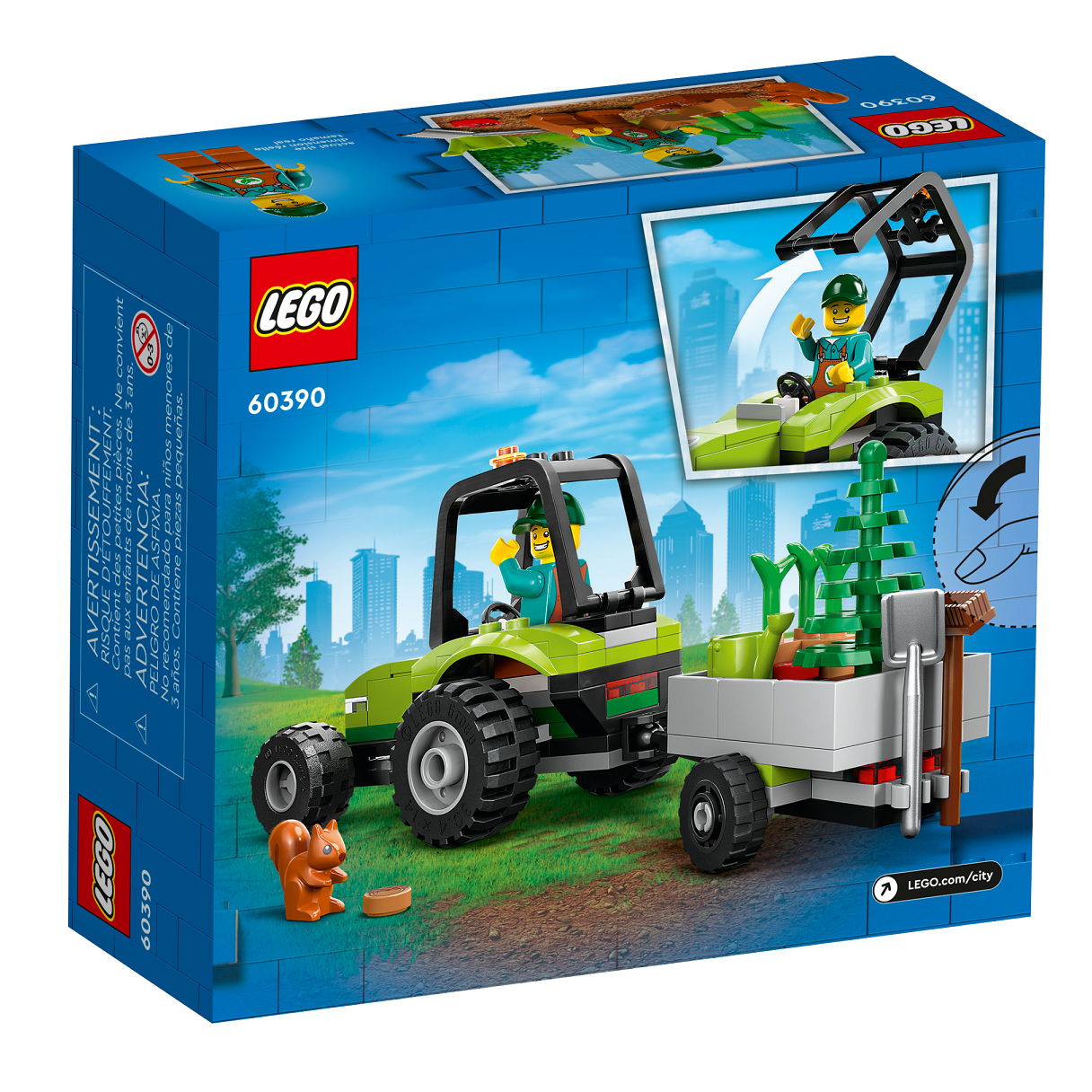 Конструктор LEGO City Трактор в парке, 86 деталей (60390) - фото 2
