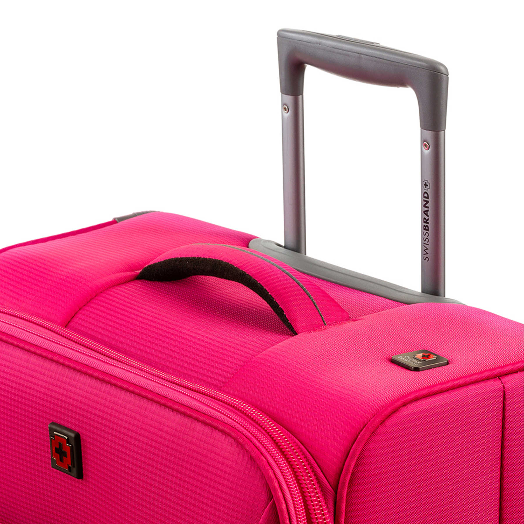 Чемодан Swissbrand Silkeborg S Fuchsia/Light Grey (SWB_LLSIL941S) - фото 4