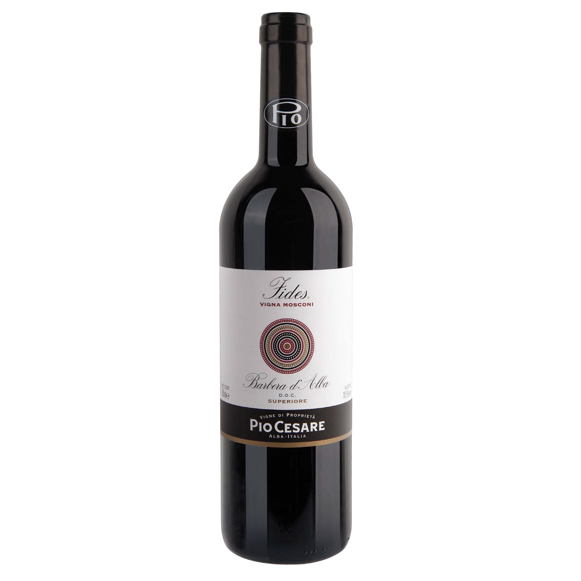 Вино Pio Cesare Barbera d'Alba Fides, червоне сухе, 14,5%, 0,75 л (8000009489807) - фото 1