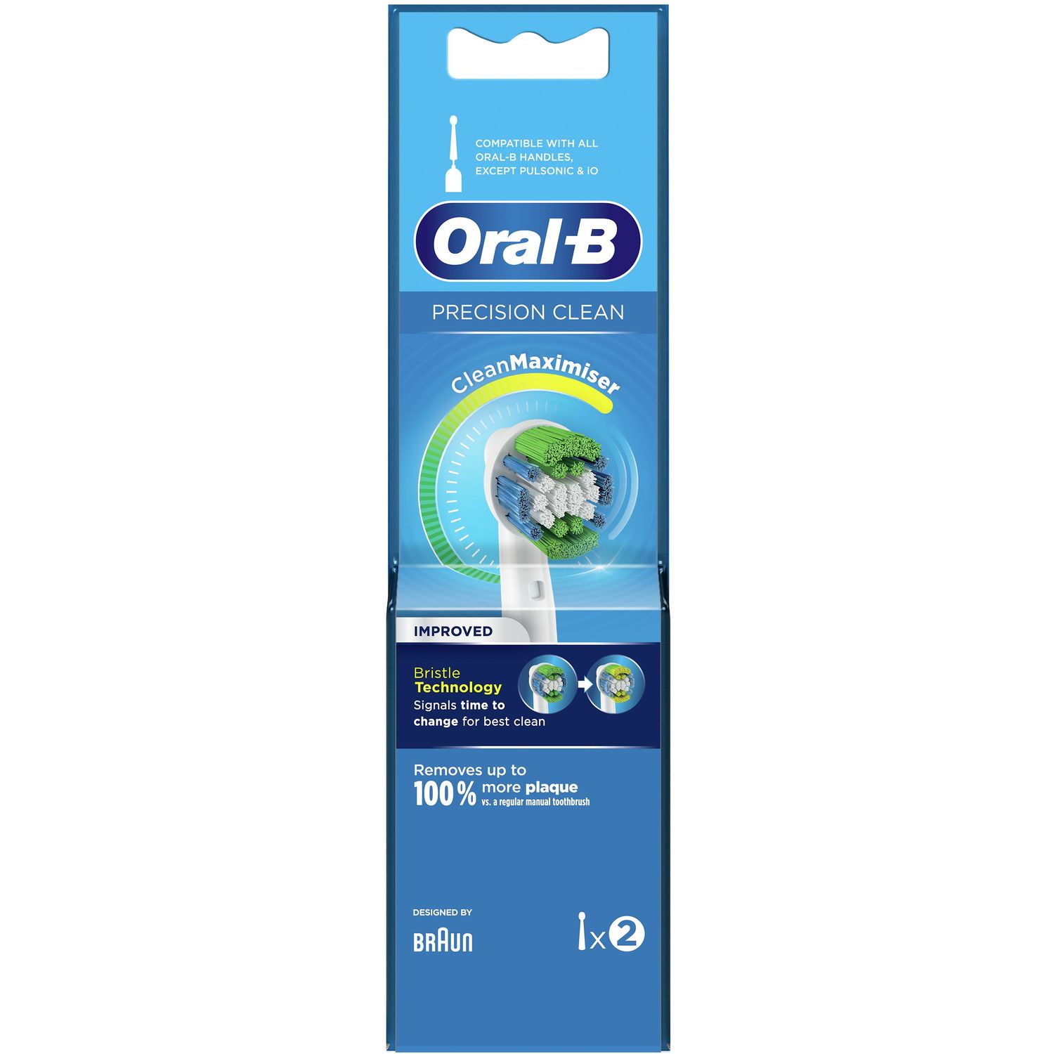 Насадки для електричної зубної щітки Oral-B Precision Clean, 2 шт. - фото 2