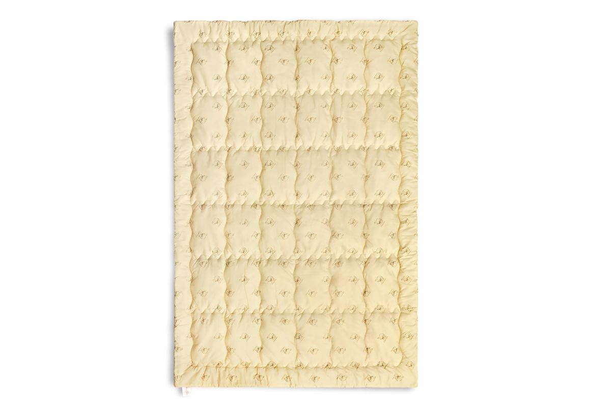 Одеяло шерстяное MirSon Gold Camel Hand Made №173, летнее, 110x140 см, кремовое - фото 3