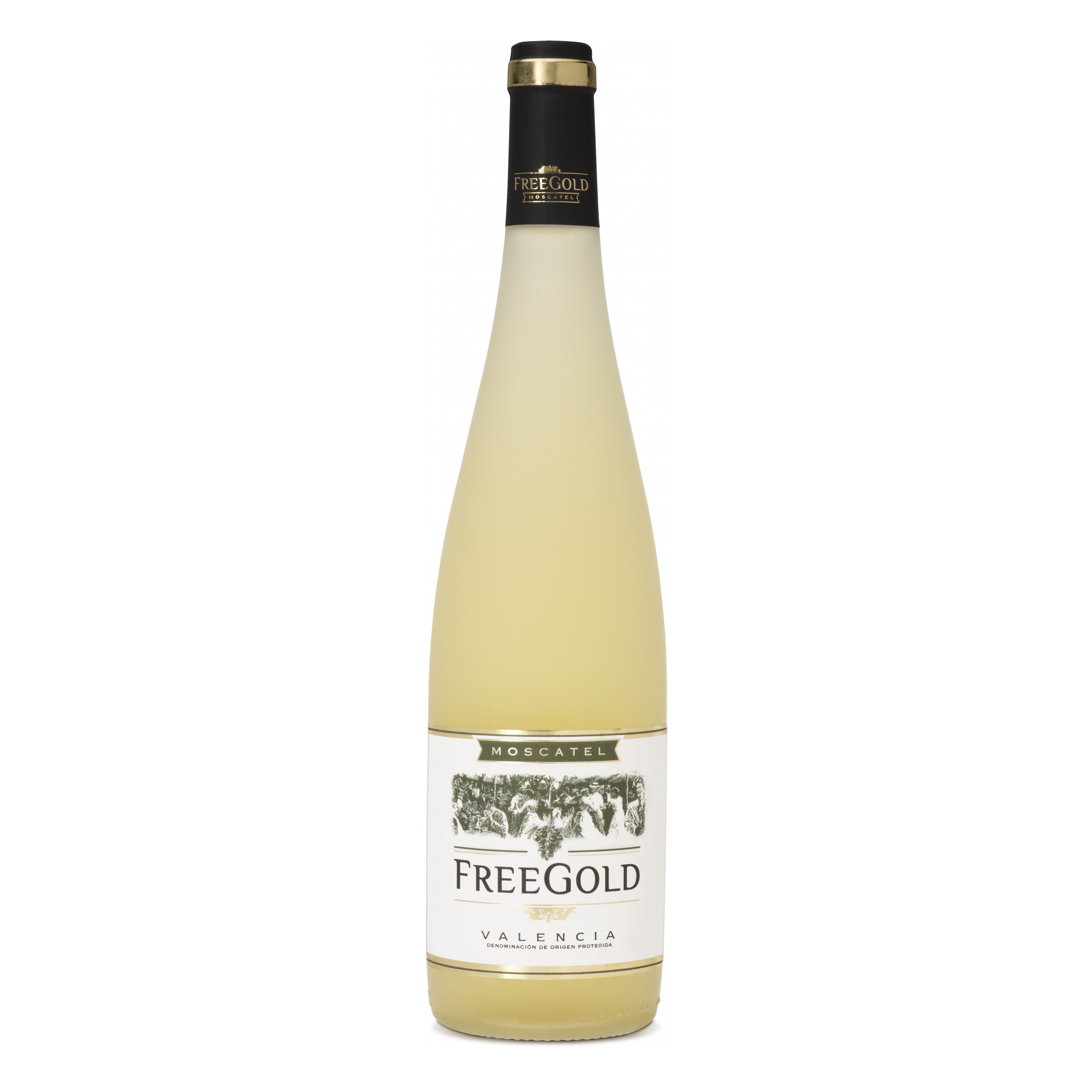 Вино Anecoop Freegold White D.O., біле, солодке, 12%, 0,75 л - фото 1