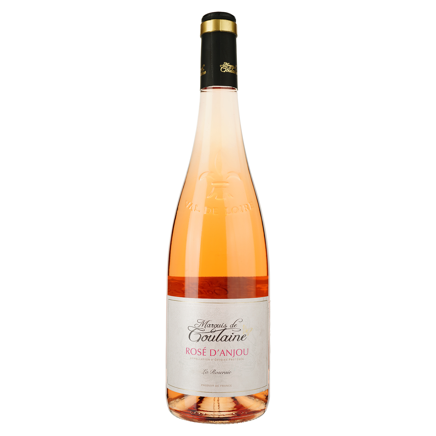 Вино Marquis de Goulaine Rose D'Anjou, розовое, полусухое, 11,5%, 0,75 л - фото 1