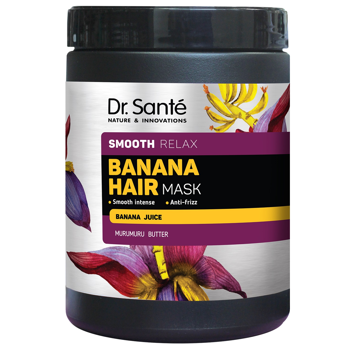 Маска для волосся Dr. Sante Banana Hair smooth relax, 1000 мл - фото 1