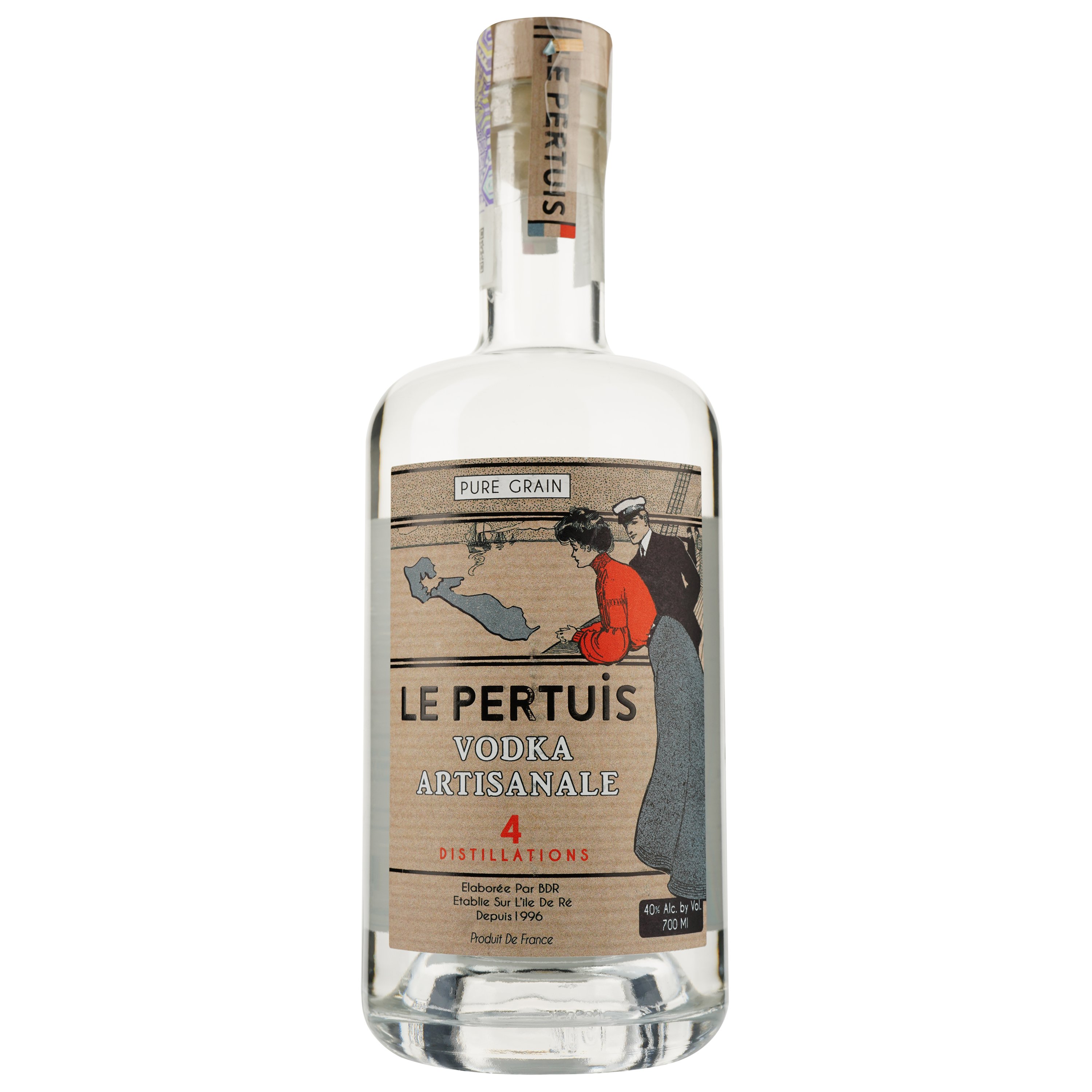 Водка Le Pertuis Vodka Artisanale, 40%, 0,7 л - фото 1