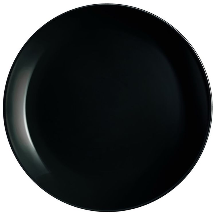 Тарелка Luminarc Diwali, 27,3 см, черный (P0786) - фото 1