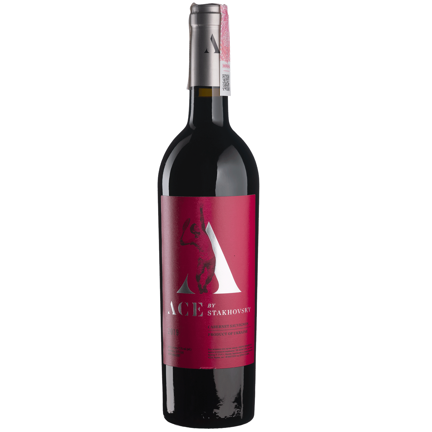 Вино Stakhovsky Wines Каберне Асе, червоне, сухе, 13,5%, 0,75 л (W3465) - фото 1