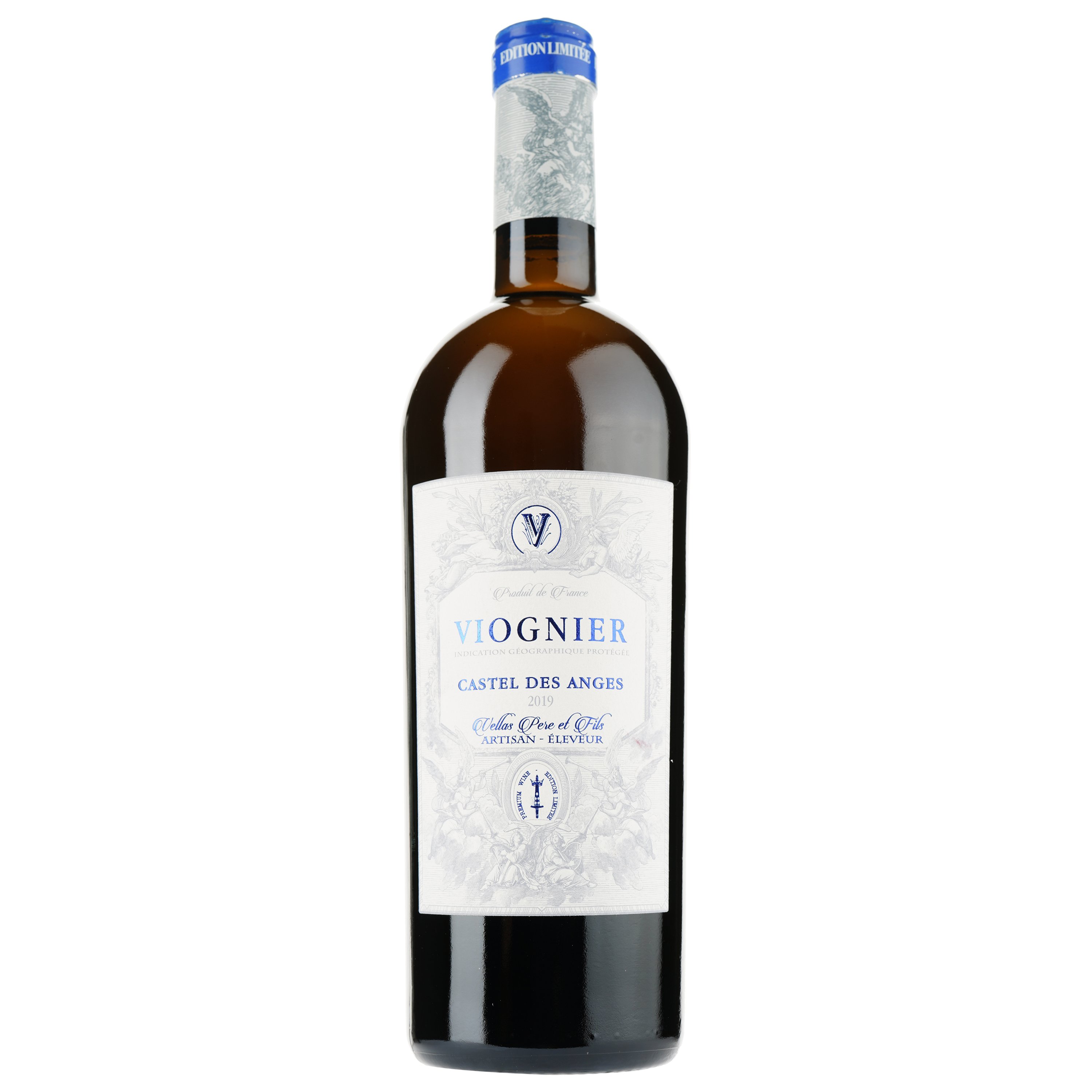 Вино Castel des Anges Viognier Blanc IGP Pays D'Oc, біле, сухе 0,75 - фото 1