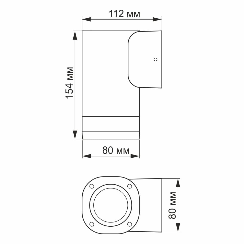 Світильник архітектурний Videx LED AR071G IP54 GU10 (VL-AR071G) - фото 3