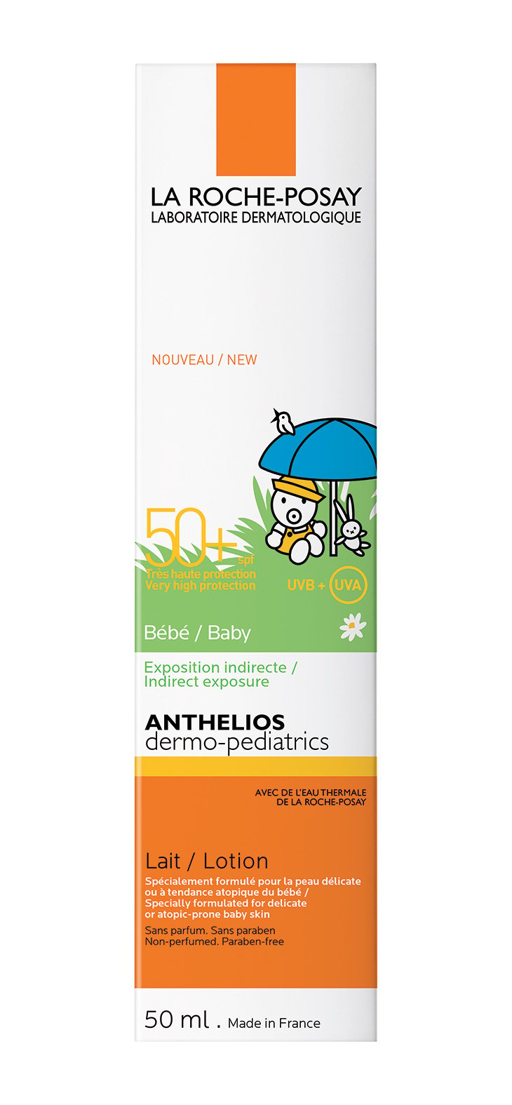Сонцезахисне молочко La Roche-Posay Anthelios Dermo Pediatrics SPF50+ для чутливої шкіри немовлят 50 мл (M0515323) - фото 3