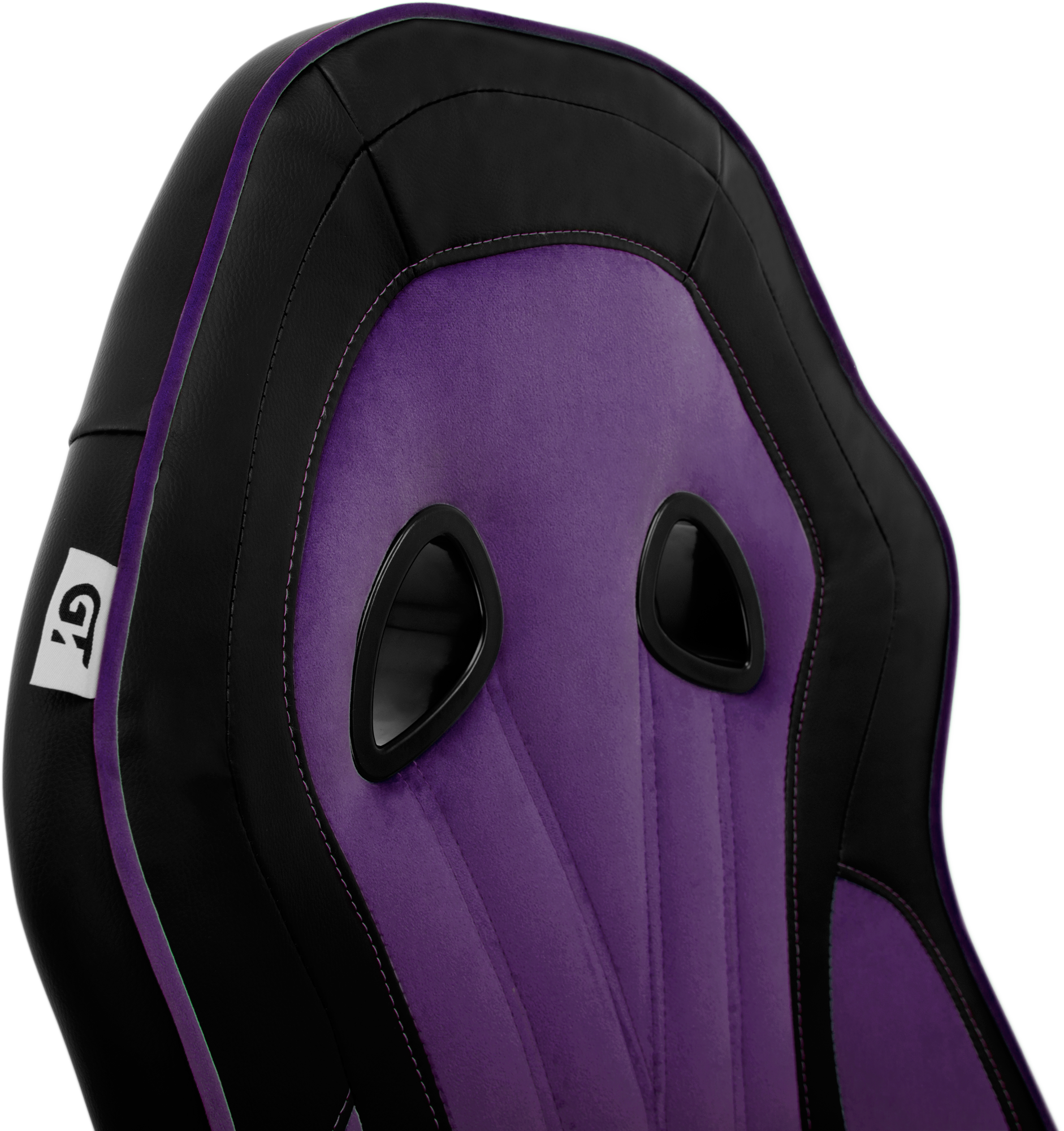 Геймерское кресло GT Racer черное с фиолетовым (X-2645 Black/Violet) - фото 9