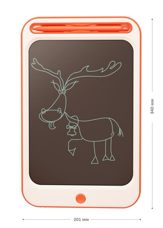 Дитячий LCD планшет для малювання Beiens 12", червоний (ZJ17red) - фото 2